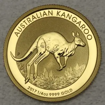 Goldmünze 1/4oz "Känguru" 2017 (Australien) Kracherpreis