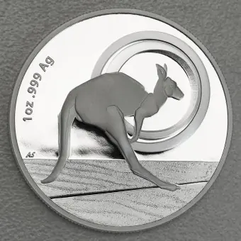 Begrenztes Angebot Silbermünze 1oz "Känguru" 2021 (PP) Outback Majesty The Royal Mint (Australien)