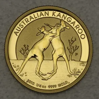 Goldmünze 1/4oz "Känguru" 2010 (Australien) Schneller Versand