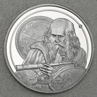 Silbermünze 1oz "Galileo" 2021 Icons of Inspiration (Niue) Sofort Bestellen