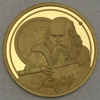 Online Kaufen Goldmünze 1oz "Galileo" 2021 Icons of Inspiration (Niue)