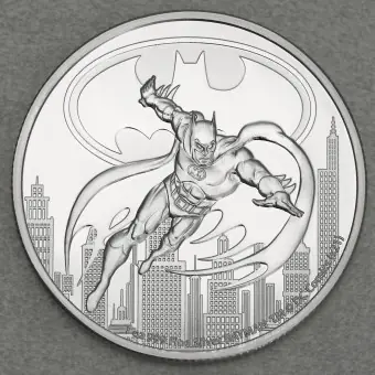 Sofort Bestellen Silbermünze 1oz "Batman" 2021 DC Comics (Niue)