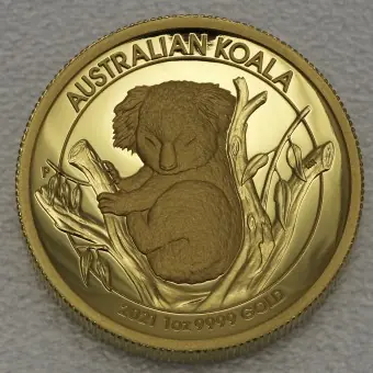 Goldmünze 1oz "Koala" 2021 (PP/HR) (Australien) Rabatt