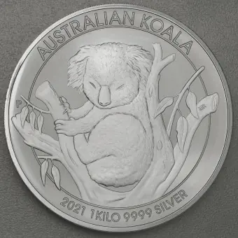 Silbermünze 1kg "Koala" 2021 (Australien) Bestseller