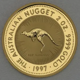 Goldmünze 2oz "Känguru" 1997 Australian Nugget (Australien) Gratis Versand