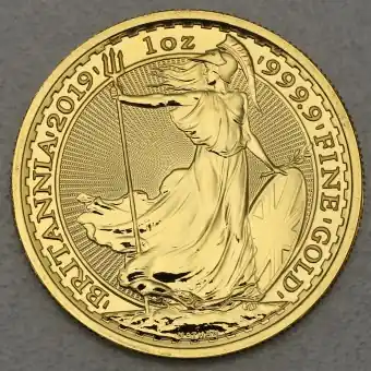 Aktuell Goldmünze 1oz "Britannia" 2019 (Großbritannien)