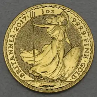 Billig Goldmünze 1oz "Britannia" 2017 (Großbritannien)