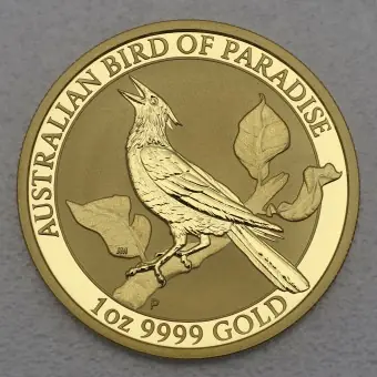 Goldmünze 1oz "Bird of Paradise" 2019 Manucodia (Australien) Mengenrabatt