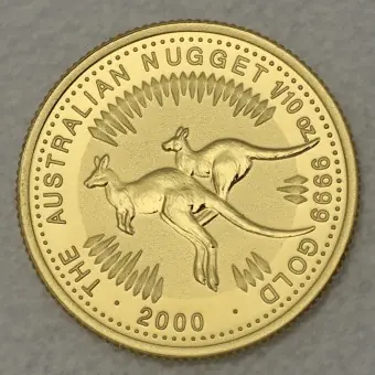 Goldmünze 1/10oz "Känguru" 2000 Australian Nugget (Australien) Angebot