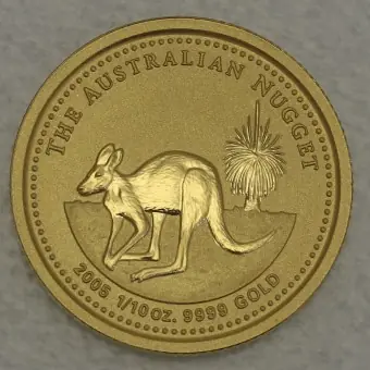 Goldmünze 1/10oz "Känguru" 2005 Australian Nugget (Australien) Online Kaufen