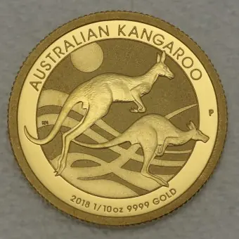 Jetzt Bestellen Goldmünze 1/10oz "Känguru" 2018 (Australien)