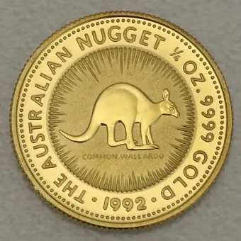 Preisreduziert Goldmünze 1/4oz "Känguru" 1992 Australian Nugget (Australien)
