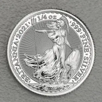 Silbermünze 1/4oz "Britannia" 2021 (Großbritannien) Aktuell