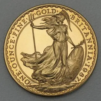 Goldmünze 1oz "Britannia" 1987 (Großbritannien) Billig