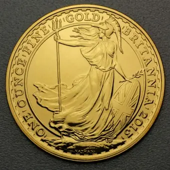 Solange Der Vorrat Reicht Goldmünze 1oz "Britannia" 2013 (Großbritannien)