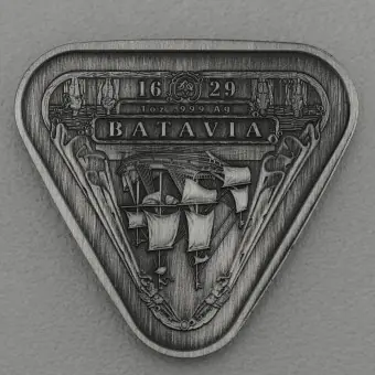 Schneller Versand Silbermünze 1oz "Batavia" 2019 (AF) Shipwrecks (Australien)