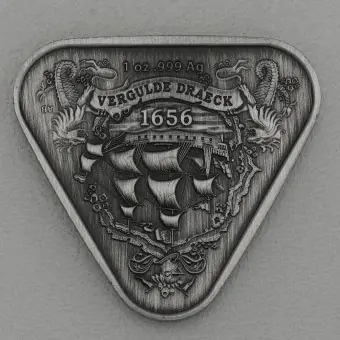 Geprüft Silbermünze 1oz "Vergulde Draeck" 2020 (AF) Shipwrecks (Australien)