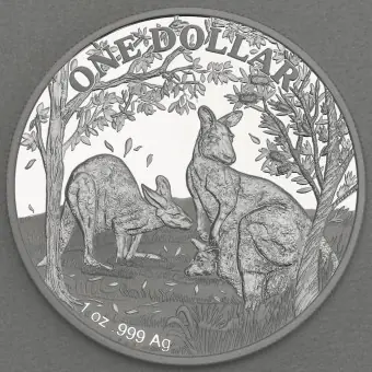 Sonderaktion Silbermünze 1oz "Känguru" 2019 Seasons Change (Australien)