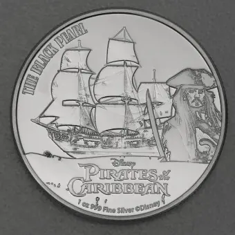 Silbermünze 1oz "The Black Pearl" 2021 Disney – Pirates of the Caribbean (Niue) Jetzt Zugreifen