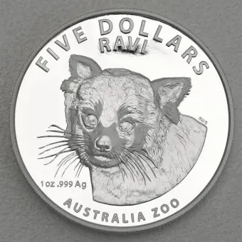 Silbermünze 1oz "Ravi - Roter Panda" 2018 (PP/HR) Australia Zoo (Australien) Jetzt Bestellen