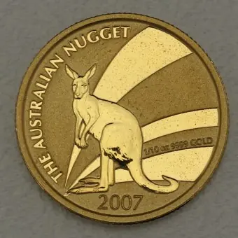 Goldmünze 1/10oz "Känguru" 2007 Australian Nugget (Australien) Neu