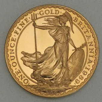 Goldmünze 1oz "Britannia" 1989 (Großbritannien) Jetzt Bestellen