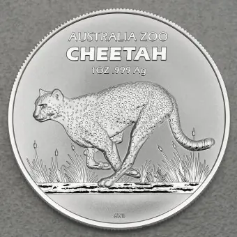 Gratis Versand Silbermünze 1oz "Gepard" 2021 Australia Zoo (Australien)