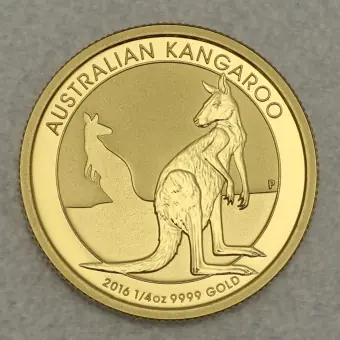Goldmünze 1/4oz "Känguru" 2016 (Australien) Kostenloser Rückversand