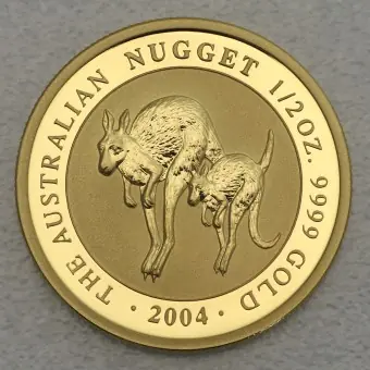 Top-Preis Goldmünze 1/2oz "Känguru" 2004 Australian Nugget (Australien)