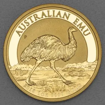 Goldmünze 1oz "Emu" 2018 (Australien) Markenware