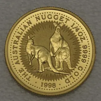Beliebt Goldmünze 1/4oz "Känguru" 1998 Australian Nugget (Australien)
