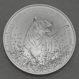 Mengenrabatt Silbermünze 1oz "Sumatra-Tiger" 2020 Australia Zoo (Australien)