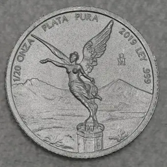 Bestseller Silbermünze 1/20oz "Libertad" 2019 (Mexiko)