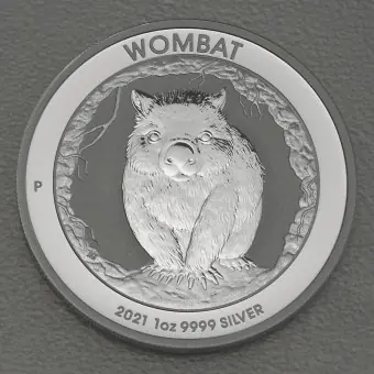 Silbermünze 1oz "Wombat" 2021 (Australien) Jetzt Zugreifen