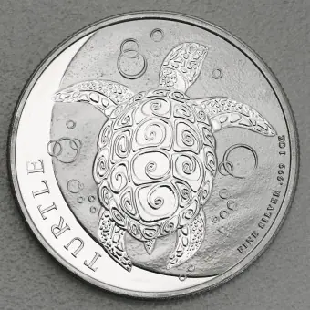 Silbermünze 1oz "Schildkröte" 2021 (Niue) Saisonangebot