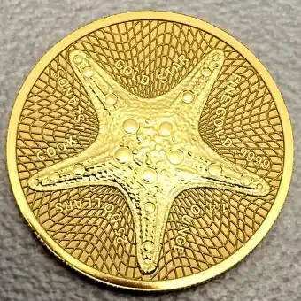 Heißes Angebot Goldmünze 1/4oz "Gold Star" 2021 (Cook Islands)