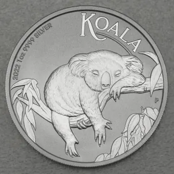 Rabatt Silbermünze 1oz "Koala" 2022 (Australien)