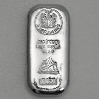 Münzbarren 250g "Fiji" (ARGOR-HERAEUS) gegossen Direkt Vom Hersteller