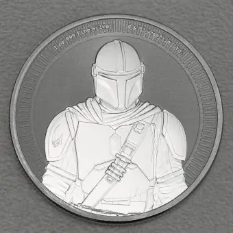 Knallerangebot Silbermünze 1oz "The Mandalorian" 2021 Star Wars™ (Niue)