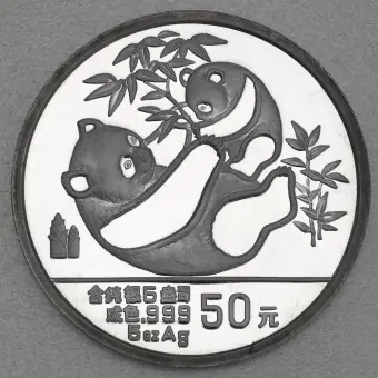 Silbermünze 5oz "Panda" 1989 (China) Billig