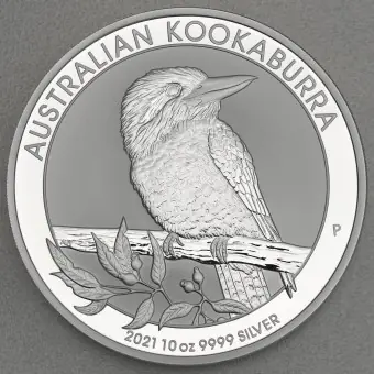 Silbermünze 10oz "Kookaburra" 2021 (Australien) Angebot