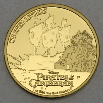 Goldmünze 1oz "The Flying Dutchman" 2021 Disney – Pirates of the Caribbean (Niue) Aktuell
