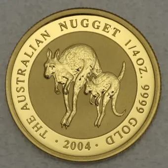 Bestseller Goldmünze 1/4oz "Känguru" 2004 Australian Nugget (Australien)