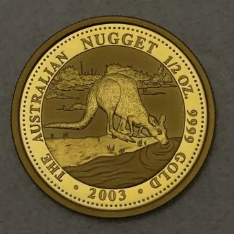 Preisreduziert Goldmünze 1/2oz "Känguru" 2003 Australian Nugget (Australien)
