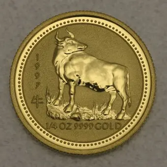 Jetzt Kaufen Goldmünze 1/4oz "Ochse" 1997 Lunar I – Year of the Ox (Australien)