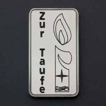 Markenware Silberbarren 1oz "Zur Taufe" ESG
