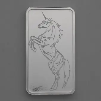 Schnäppchen Silberbarren 1oz "Einhorn/Unicorn" ESG