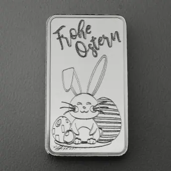 Silberbarren 1oz "Frohe Ostern" ESG Bestseller