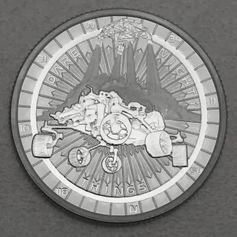 Silbermünze 1oz "Mars Landing" 2021 Perseverance Rover (Niue) Versand Am Gleichen Tag