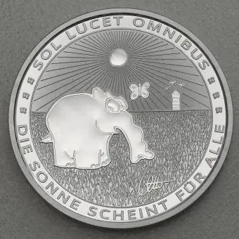 Silbermünze 1oz "Sol Lucet Omnibus" 2021 Ottifanten – Sunnyfant 19% (Tuvalu) Sonderangebot